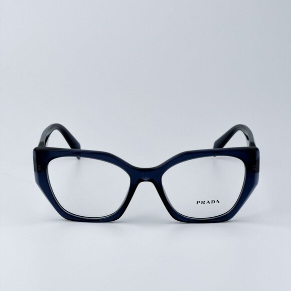 Prada Women BRAND NEW Eyeglasses Blue Crystal Cat Eye PR18WV 08Q1O1 - Picture 4 of 10